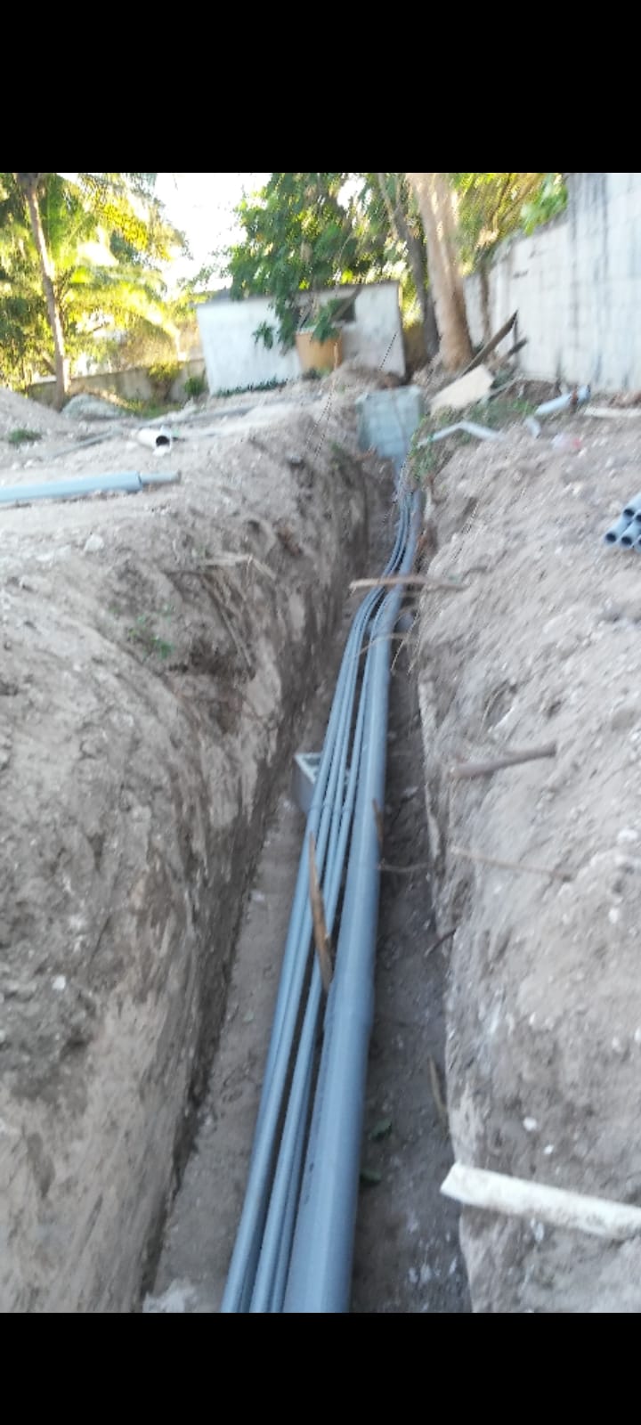 Underground cable run Nassau