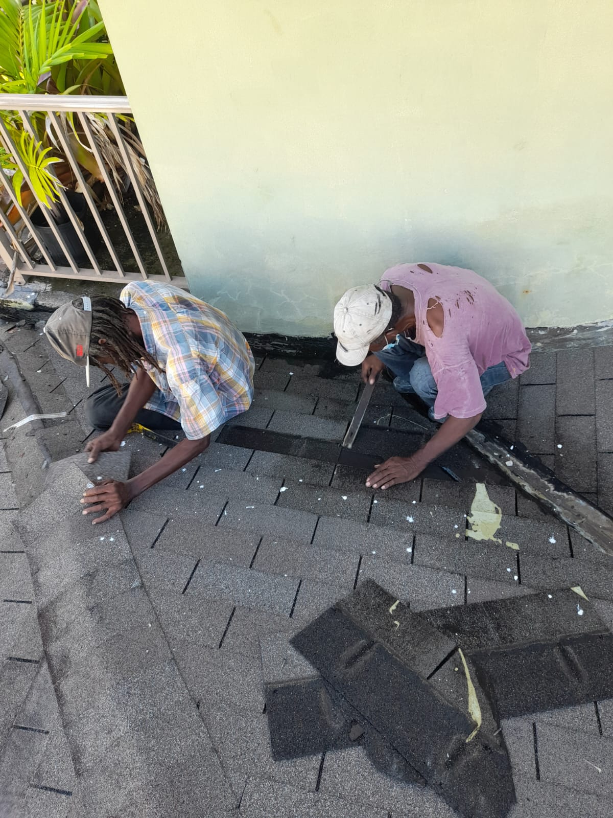 Roof almost complete Nassau