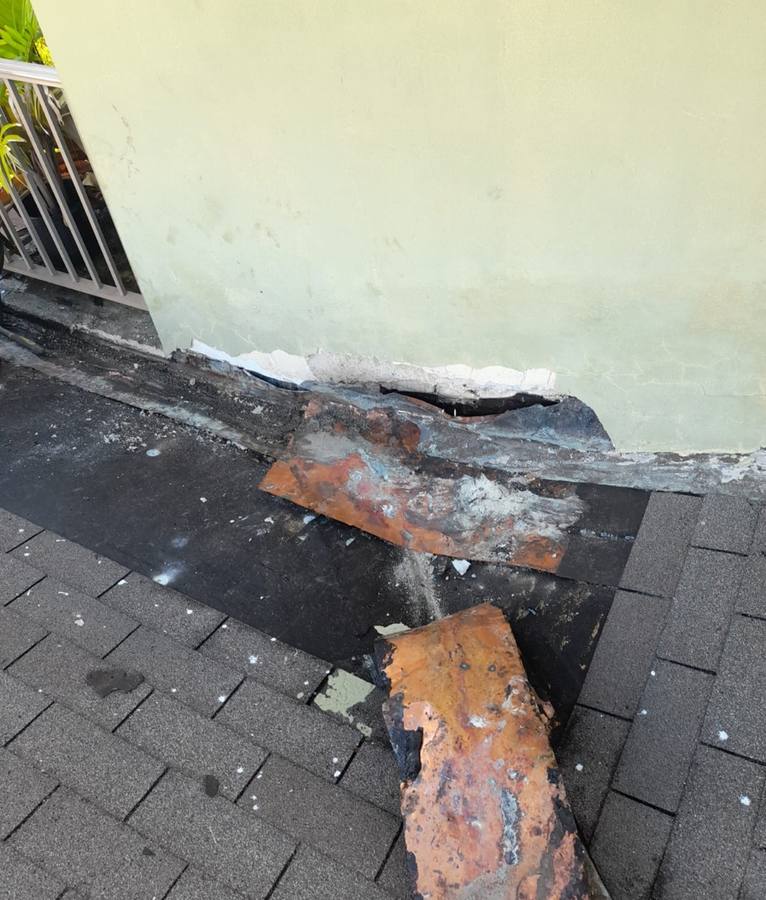 Roof damage Nassau
