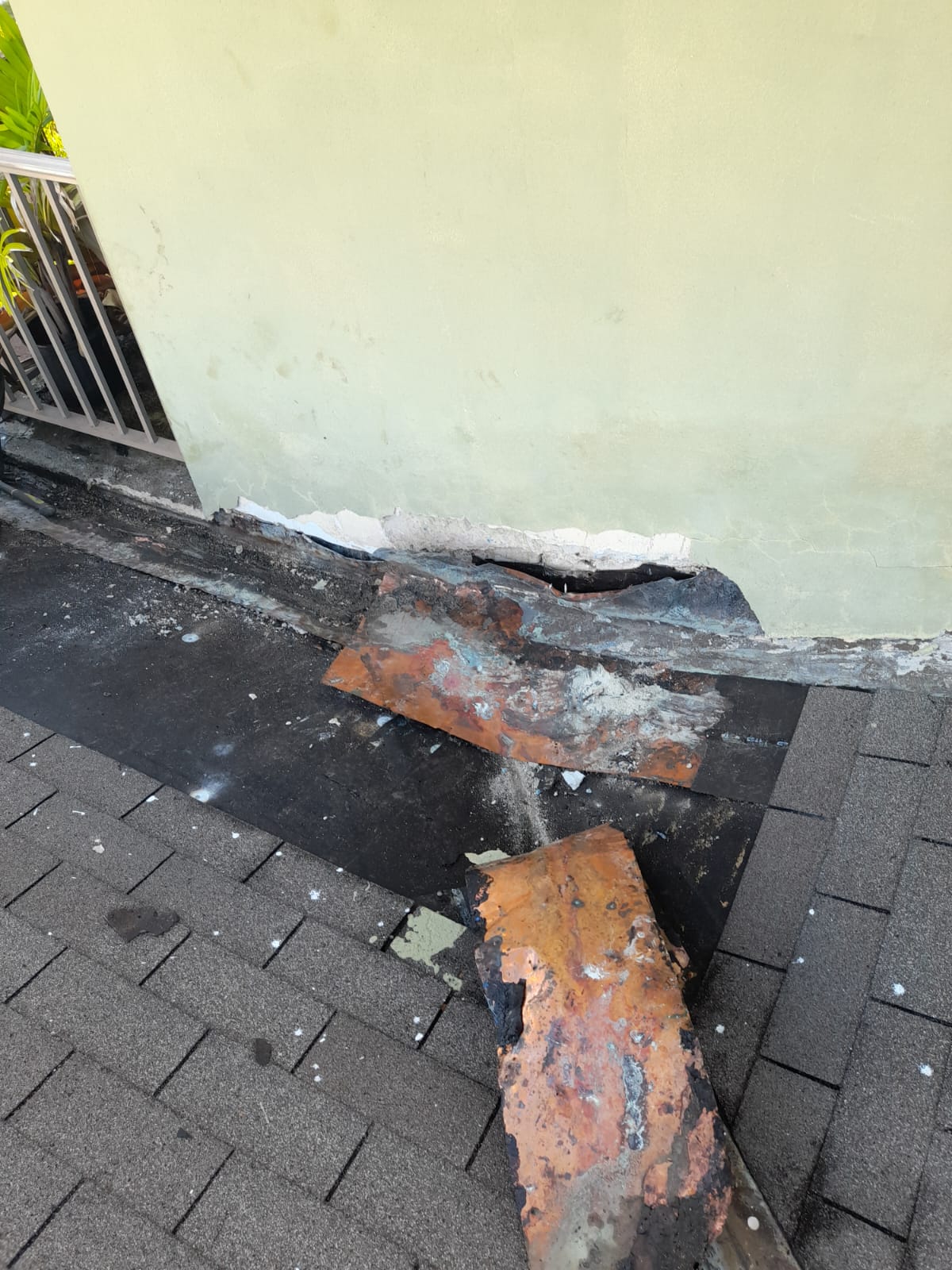 Flashing damage Nassau